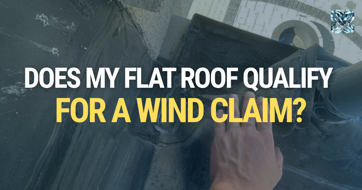 "Does My Flat Roof Qualify for a Wind Claim?"