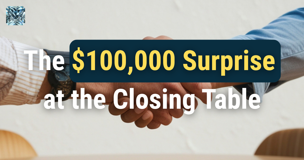 The $100,000 surprise at the closing table