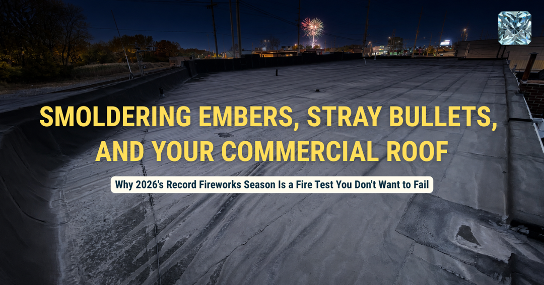 Smoldering Embers, Stray Bullets, and Your Commercial Roof: Why 2026’s Record Fireworks Season Is a Fire Test You Don’t Want to Fail