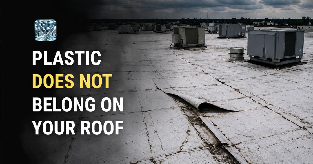 Plastic Does Not Belong On Your Roof