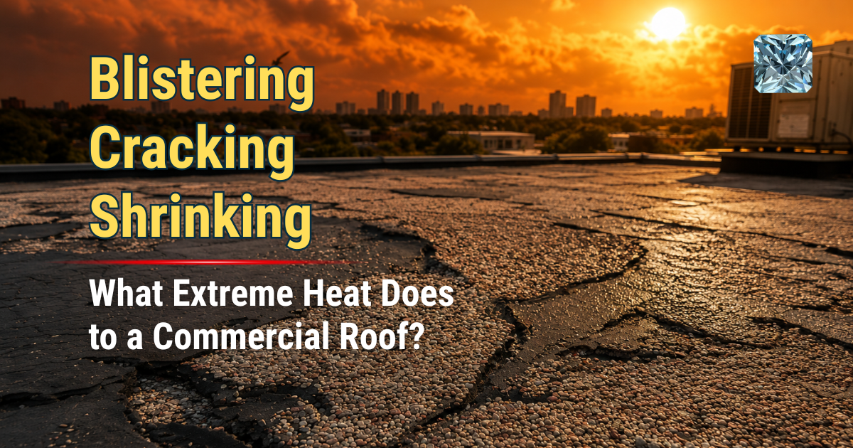 Blistering, cracking, shrinking: what extreme heat does to a commercial roof