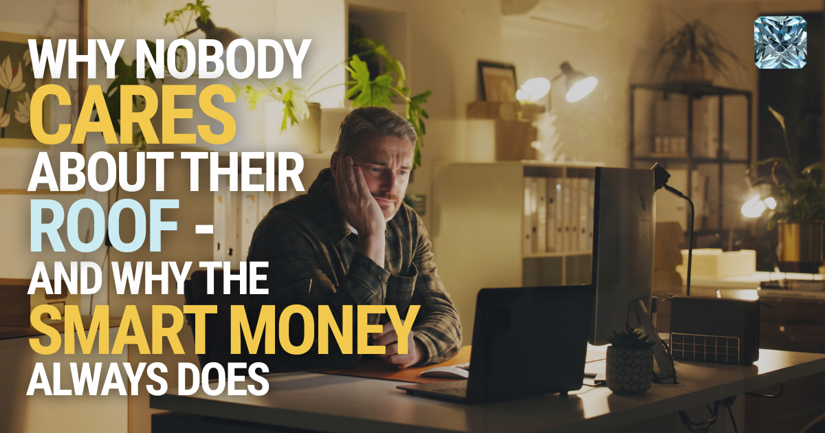 Why nobody cares about their roof and why the smart money always does: building owner at a desk