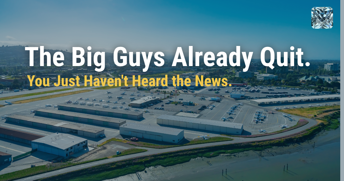 The Big Guys Already Quit. You Just Haven’t Heard the News.