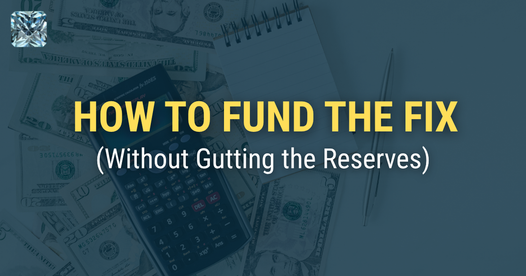 How to Fund the Fix Without Gutting the Reserves