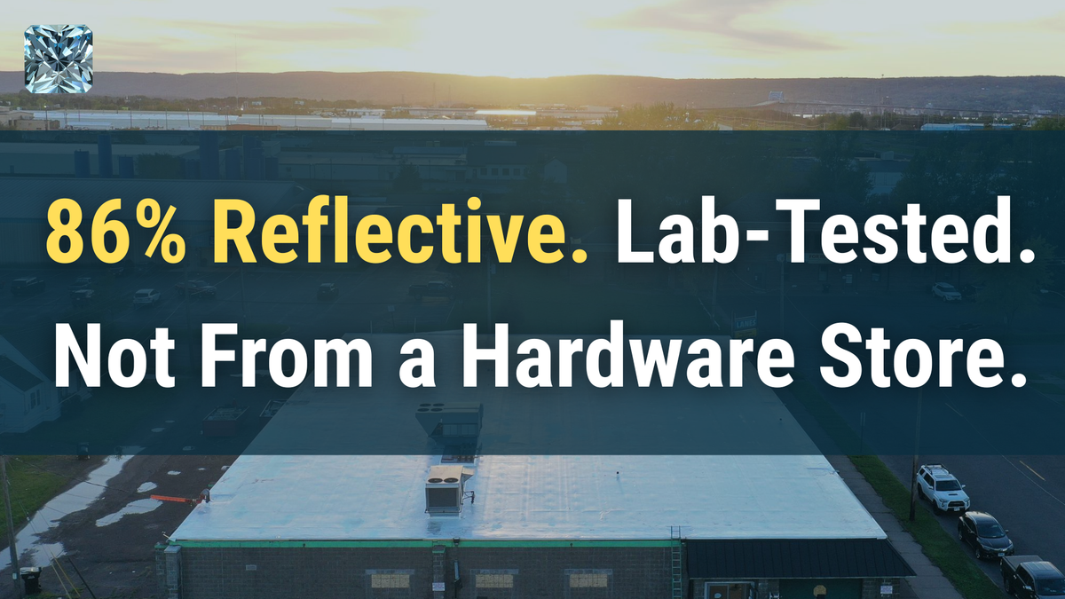 "86% Reflective. Lab-Tested. Not From a Hardware Store."